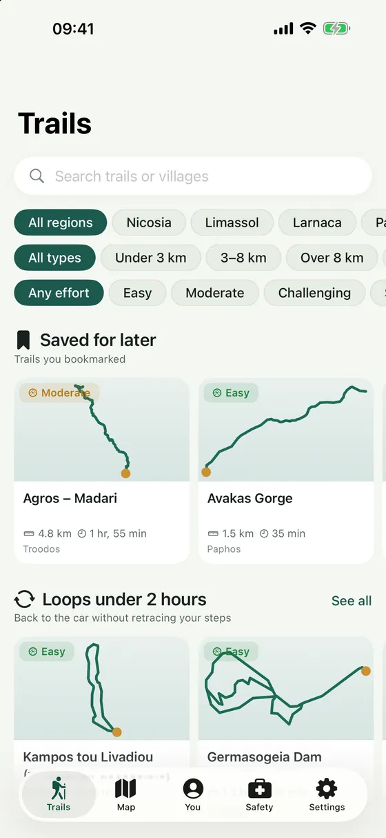 Cyprus Trails screenshot 1