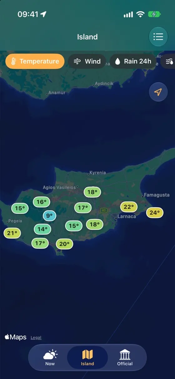 Cyprus Weather screenshot 3