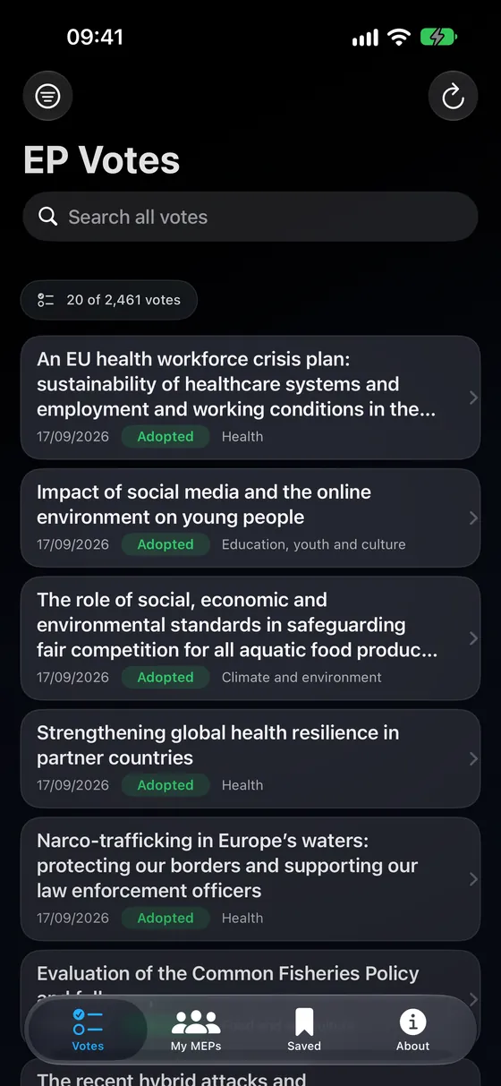 HowEMPVote screenshot 1